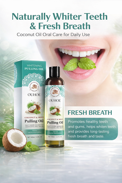 Coconut Oil Mouthwash – Fresh Breath & Natural Teeth Whitening